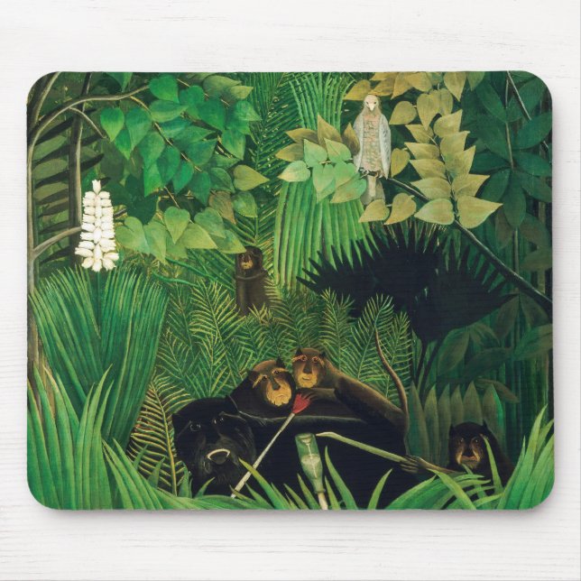 Tapis De Souris Henri Rousseau - Les Joyeux Jesters (Devant)
