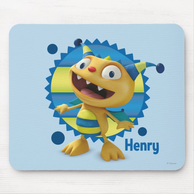 Tapis De Souris Henry Hugglemonster 3 (Devant)