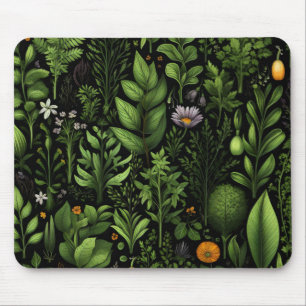 Tapis De Souris Herbes Vert Foncé