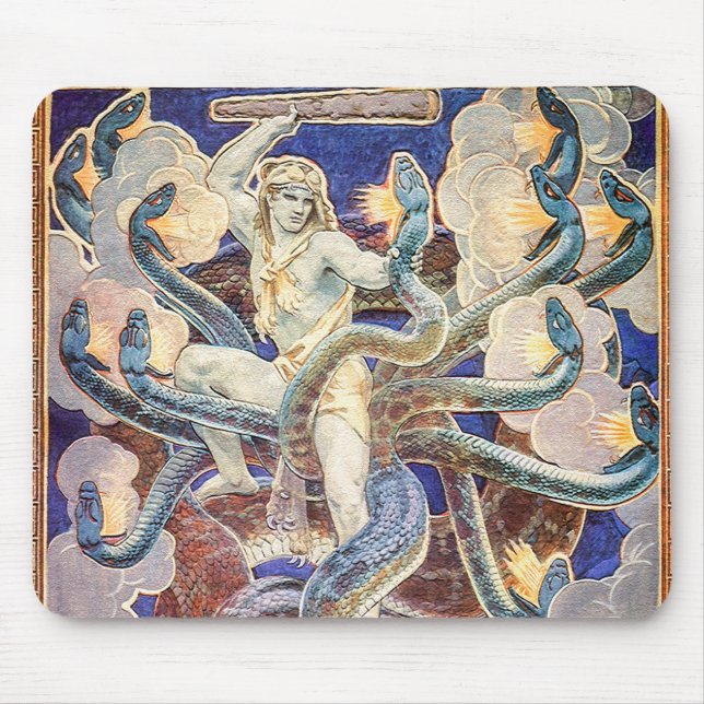 Tapis De Souris Hercules et l'Hydra (Devant)