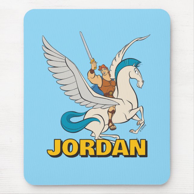 Tapis De Souris Hercules Riding Pegasus Mouse Pad (Devant)
