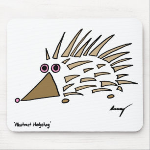 Tapis De Souris Hérisson Abstrait Mousepad