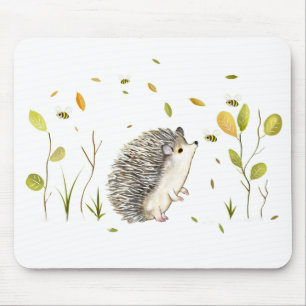 Tapis De Souris Hérisson et souris d'abeilles