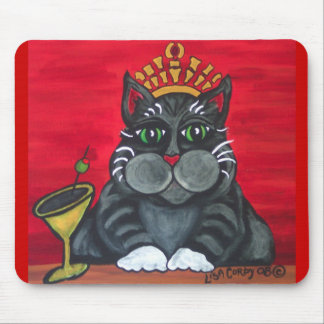 Tapis De Souris Heure heureuse Mousepad de gros chat
