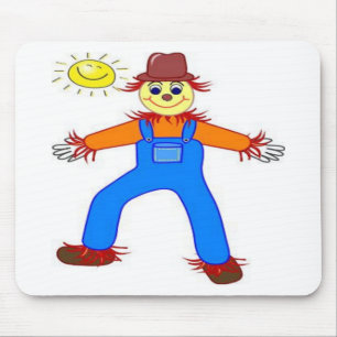 TAPIS DE SOURIS "HEUREUX HALLOWEEN" SCARECROW