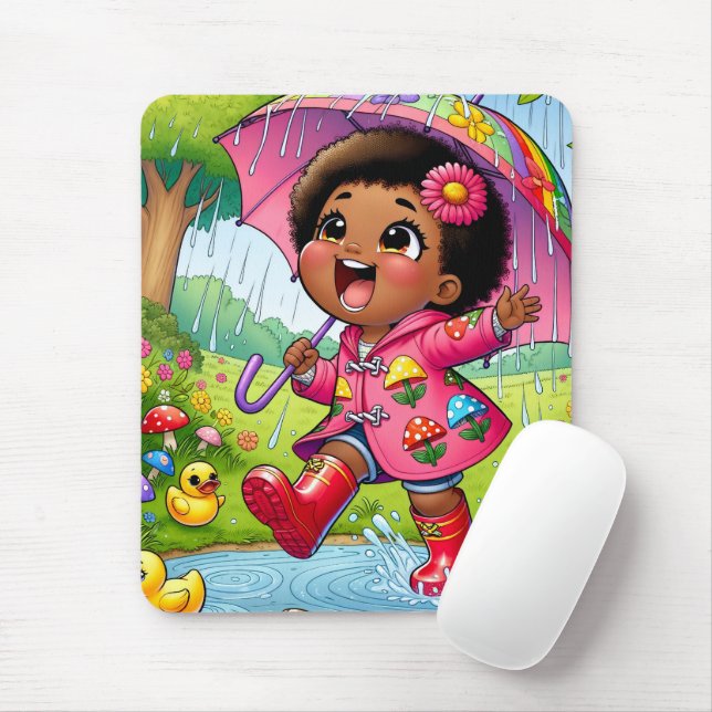 Tapis De Souris heureux Mousepad (Avec souris)