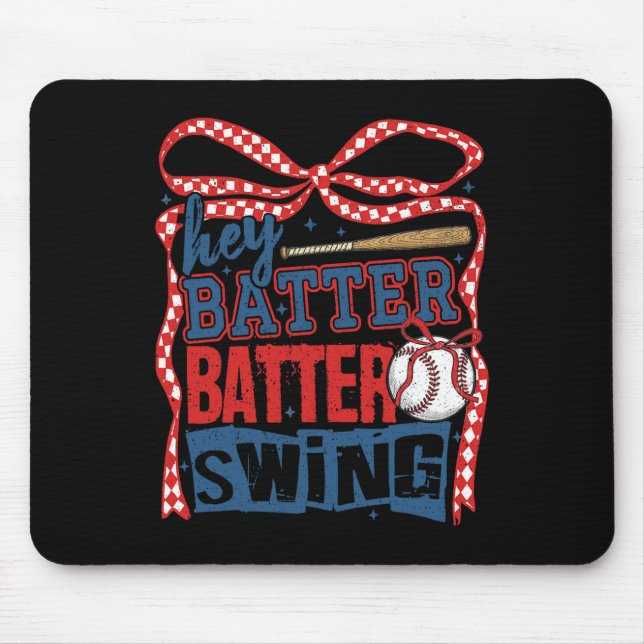Tapis De Souris Hey Tter Tter Swing Vendre Coquette Bow (Devant)