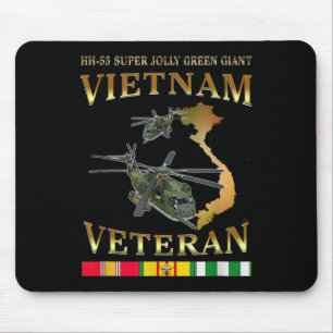 Tapis De Souris Hh-53 Super Jolly Green Giant Helicopter Vietnam V