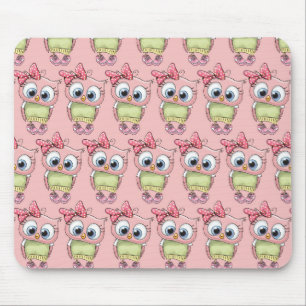 Tapis de souris Hibou