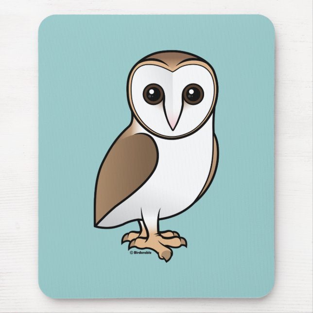 Tapis De Souris Hibou de grange (Devant)