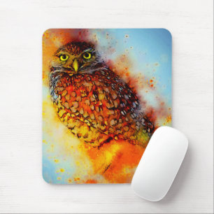 Tapis De Souris Hibou éclaboussé