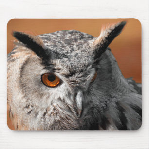 Tapis De Souris Hibou Stare