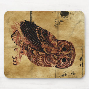 Tapis De Souris Hibou vintage