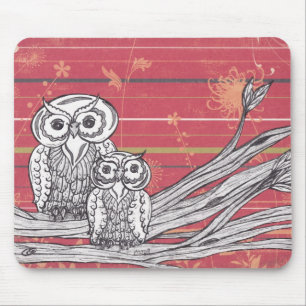 Tapis De Souris Hiboux 17 Mousepad