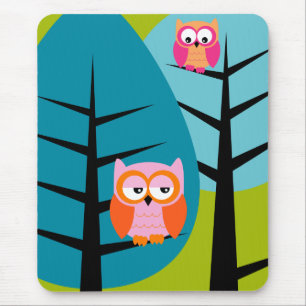 Tapis De Souris hiboux 4 Mousepad