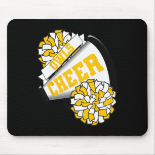 Tapis De Souris Hiboux encouragent Ck à l'esprit de cheerleading s