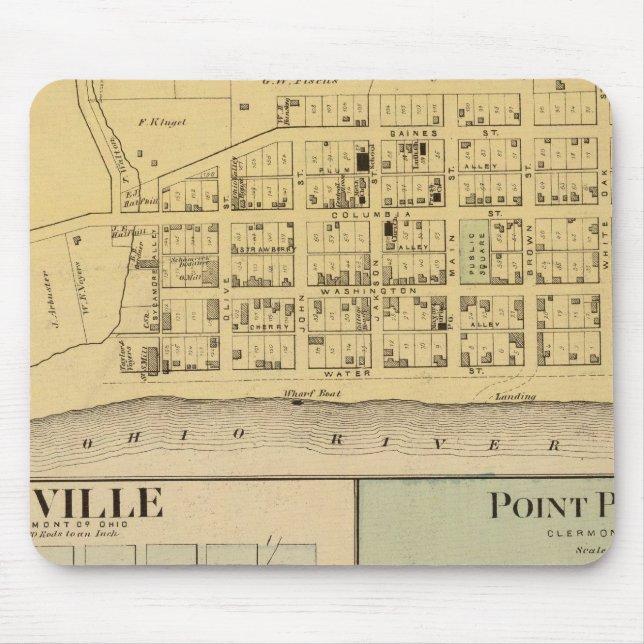 Tapis De Souris Higginsport, Ohio (Devant)