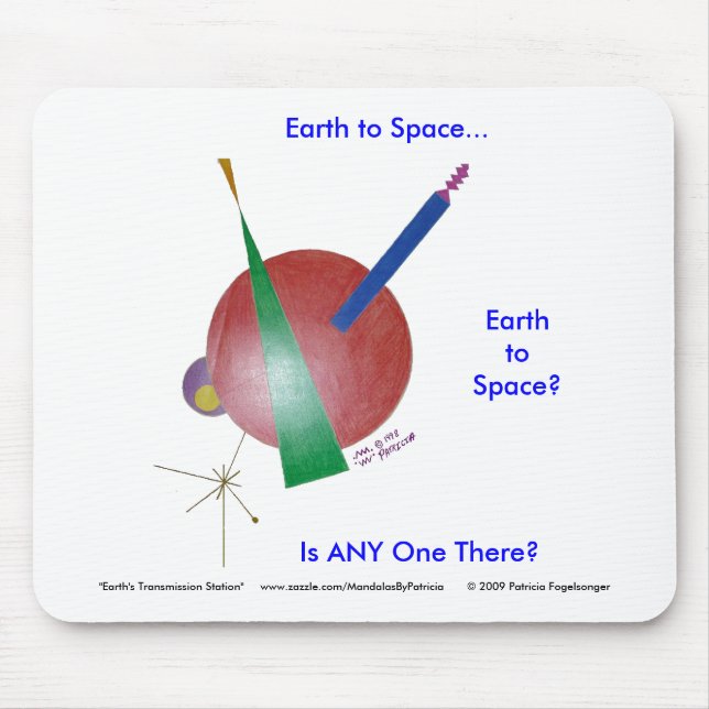 Tapis De Souris "High Tech Telephone to God" Mousepad (Devant)