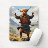 Highland Cow Dansant Le Highland Fling,
