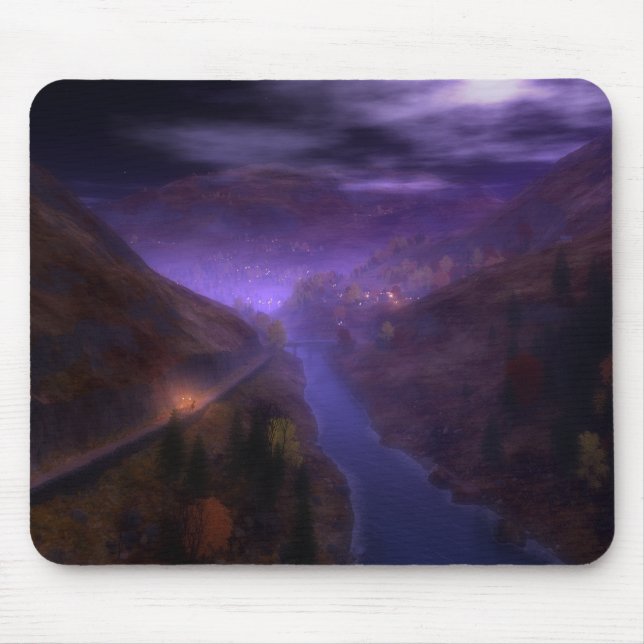 Tapis De Souris Highland Home Lights Mousepad (Devant)