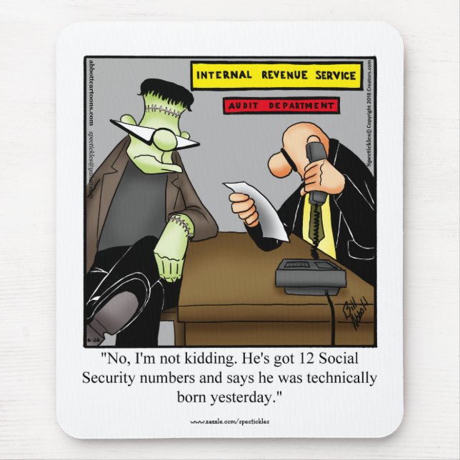 Tapis De Souris Hilarié Office Humor Mousepad Cadeau (Devant)