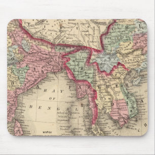 Tapis De Souris Hindoostan, Inde, Chine, Tibet