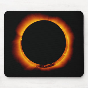 Tapis De Souris Hinode observe une éclipse solaire annuelle