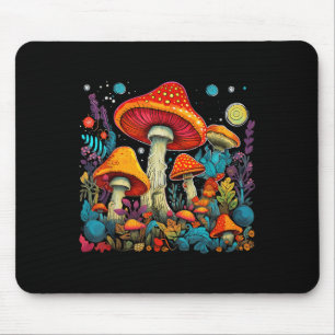 Tapis De Souris Hippie Champhrooms Psychedelic Forest Fungi Festiv