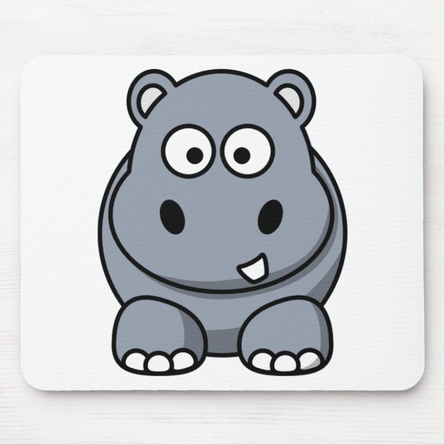 Tapis De Souris Hippo sympa (Devant)