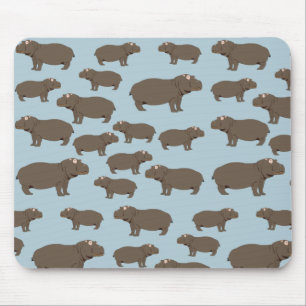 Tapis De Souris Hippopotame Hippo Motif