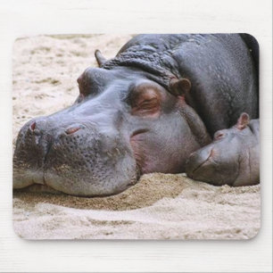 Tapis De Souris Hippopotame Mousepad