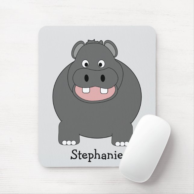 Tapis De Souris Hippopotamus Design (Avec souris)