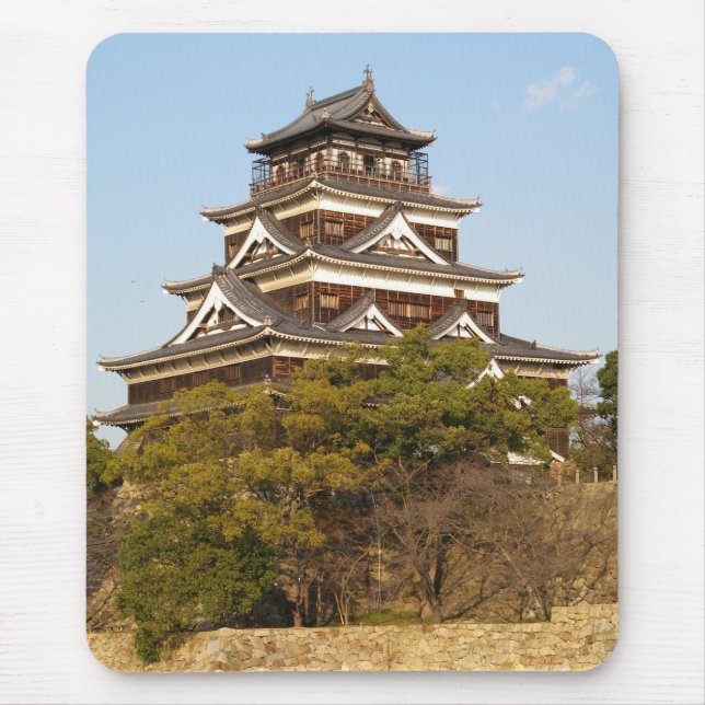 Tapis De Souris Hiroshima Castle 広 島 城, Hiroshima, Japon (Devant)