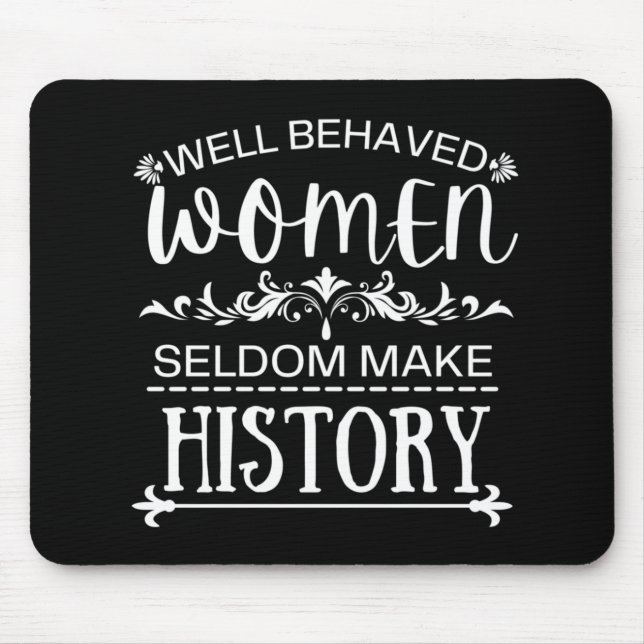 Tapis De Souris Histoire des femmes (Devant)