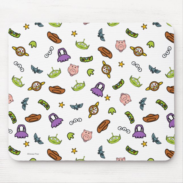 Tapis De Souris Histoire du jouet | Motif d'icône de l'histoire du (Devant)