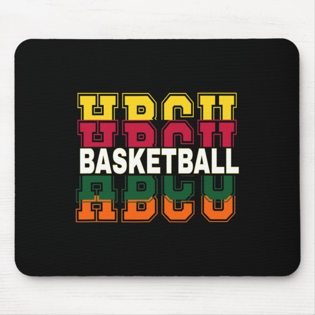 Tapis De Souris Historiquement Black College University Basketball (Devant)
