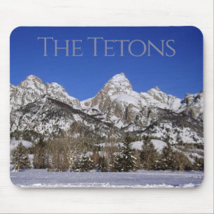 Tapis De Souris Hiver de cross-country dans le parc national de Gr