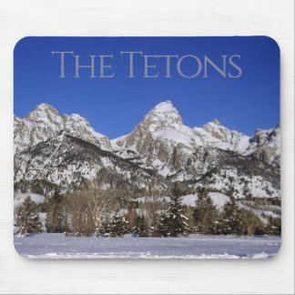 Tapis De Souris Hiver de cross-country dans le parc national de Gr