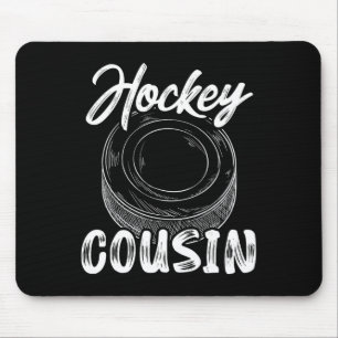 Tapis De Souris Hockey Cousin Hommes Joueur de hockey sur glace Go