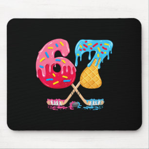 Tapis De Souris Hockey Six Seven Drip 67 Mème de hockey sur glace 