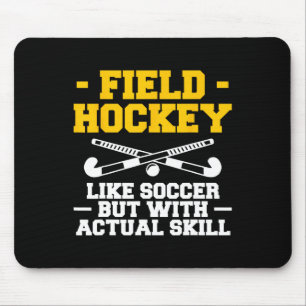 Tapis De Souris Hockey sur gazon comme le football mais avec une v