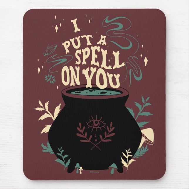Tapis De Souris Hocus Pocus Je mets un sort sur vous Cauldron (Devant)