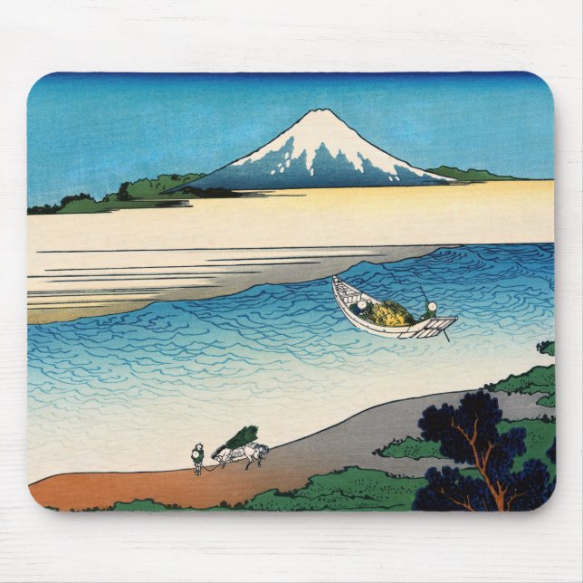 Tapis De Souris Hokusai - rivière Tama dans la province de Musashi (Devant)
