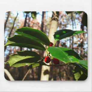 Tapis De Souris Holly Leaves