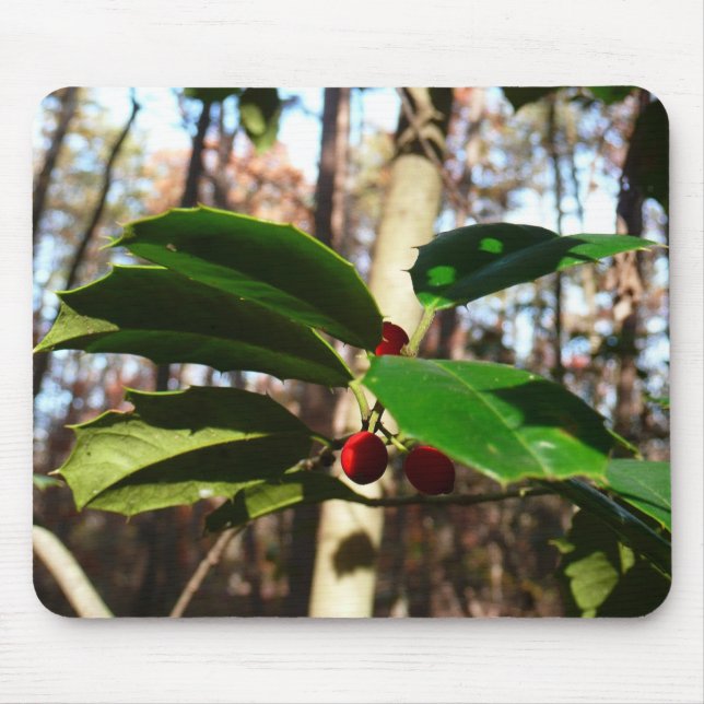 Tapis De Souris Holly Leaves (Devant)