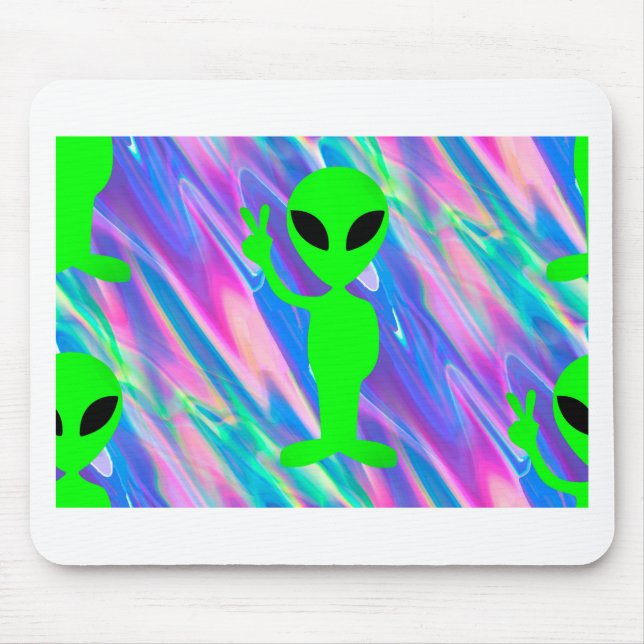 Tapis De Souris Hologramme alien (Devant)