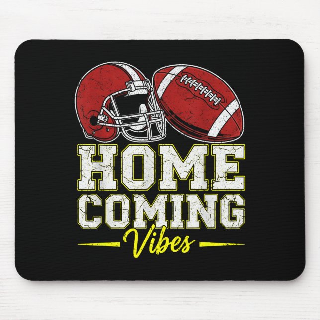 Tapis De Souris Homecoming Vibes For Teens Football Game Outfits D (Devant)