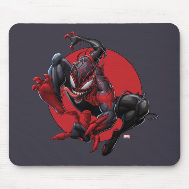 Tapis De Souris Homme-araignée Venomisé Miles Morales (Devant)