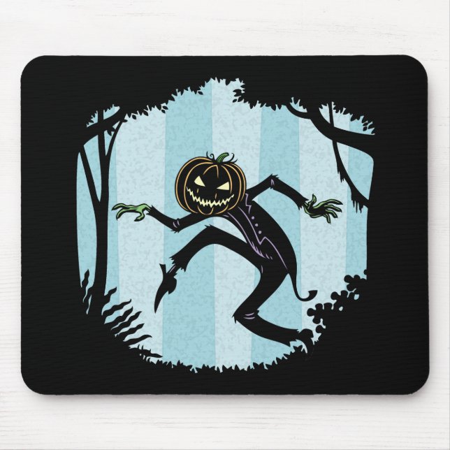 Tapis De Souris Homme de Punkin de forêt (Devant)