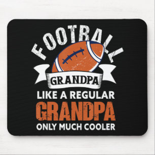 Tapis De Souris Homme Football Grand-Père Amusant Grand-Père Améri